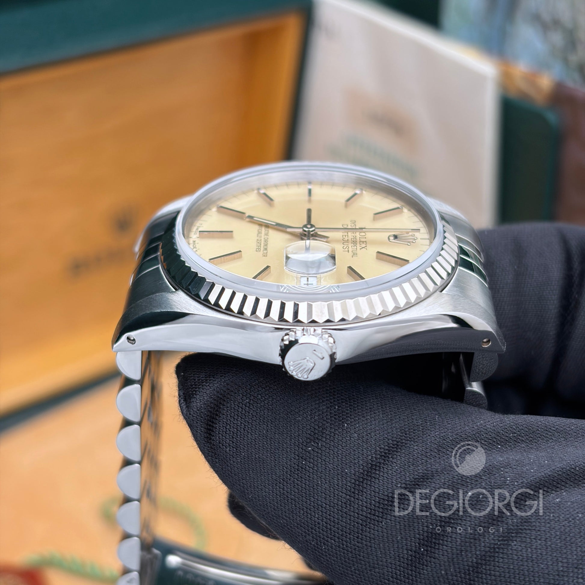 Rolex Datejust 16234 36 mm Acciaio Jubilee Argento
