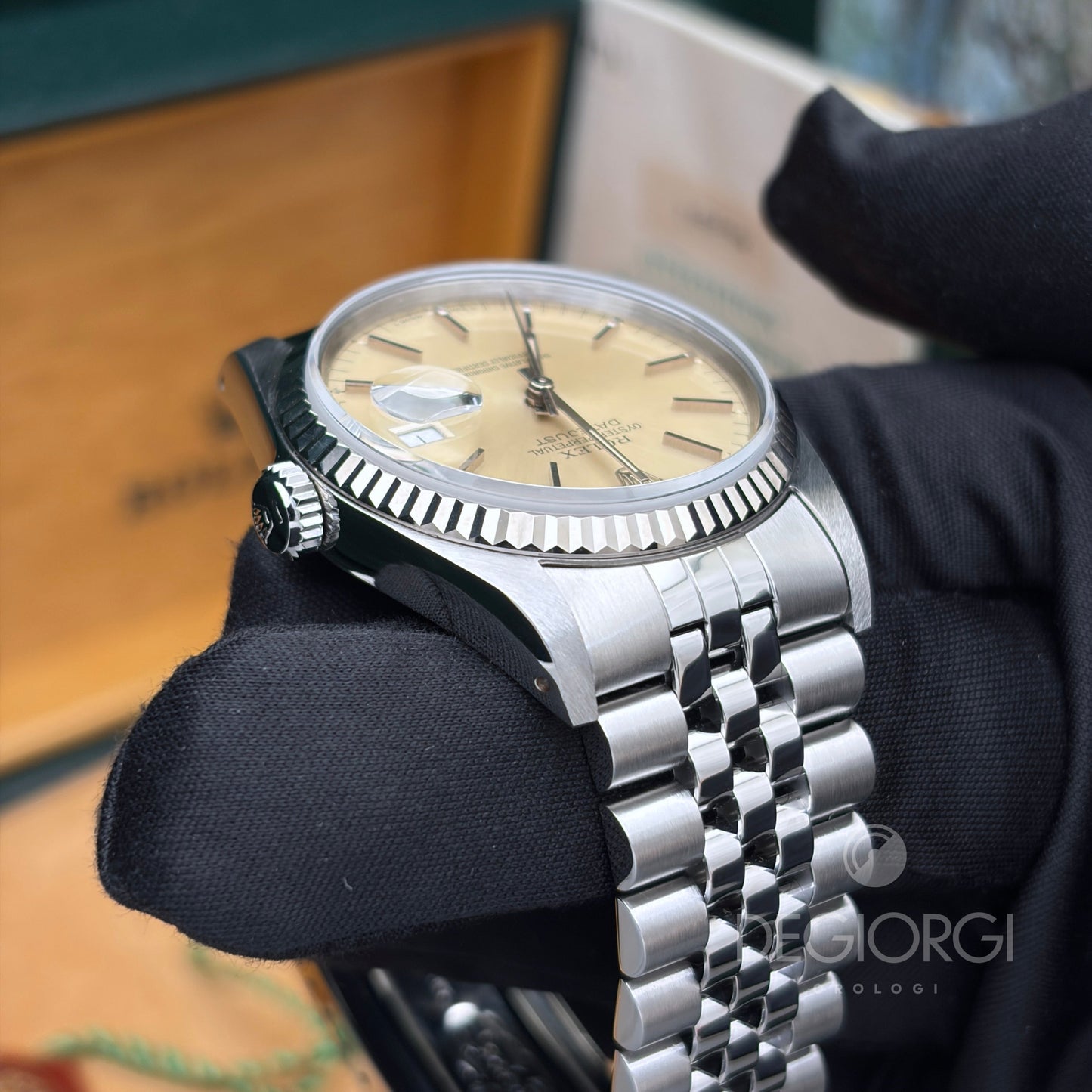 Rolex Datejust 16234 36 mm Acciaio Jubilee Argento
