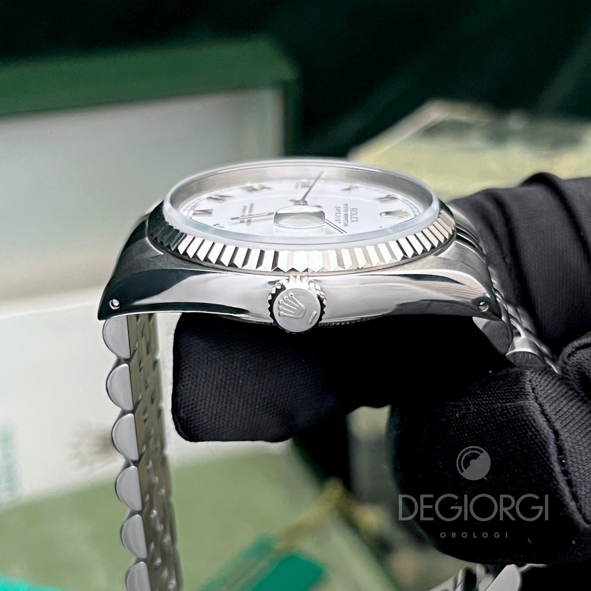 Rolex Datejust 16234 Jubilee Bianco Romani Piccoli