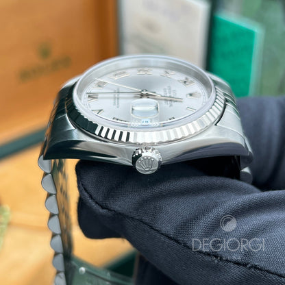 Rolex Datejust 16234 Jubilee Grigio Romani