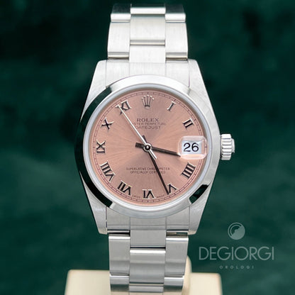 Rolex Datejust 78240 Oyster Rosa Romani 31 Mm