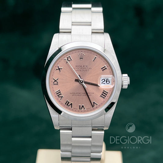 Rolex Datejust 78240 Oyster Rosa Romani 31 Mm