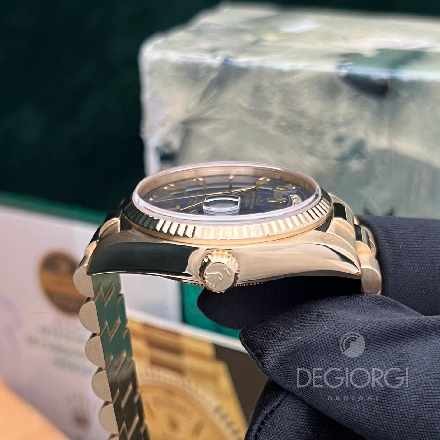 Rolex Day-Date 18038 Blu President