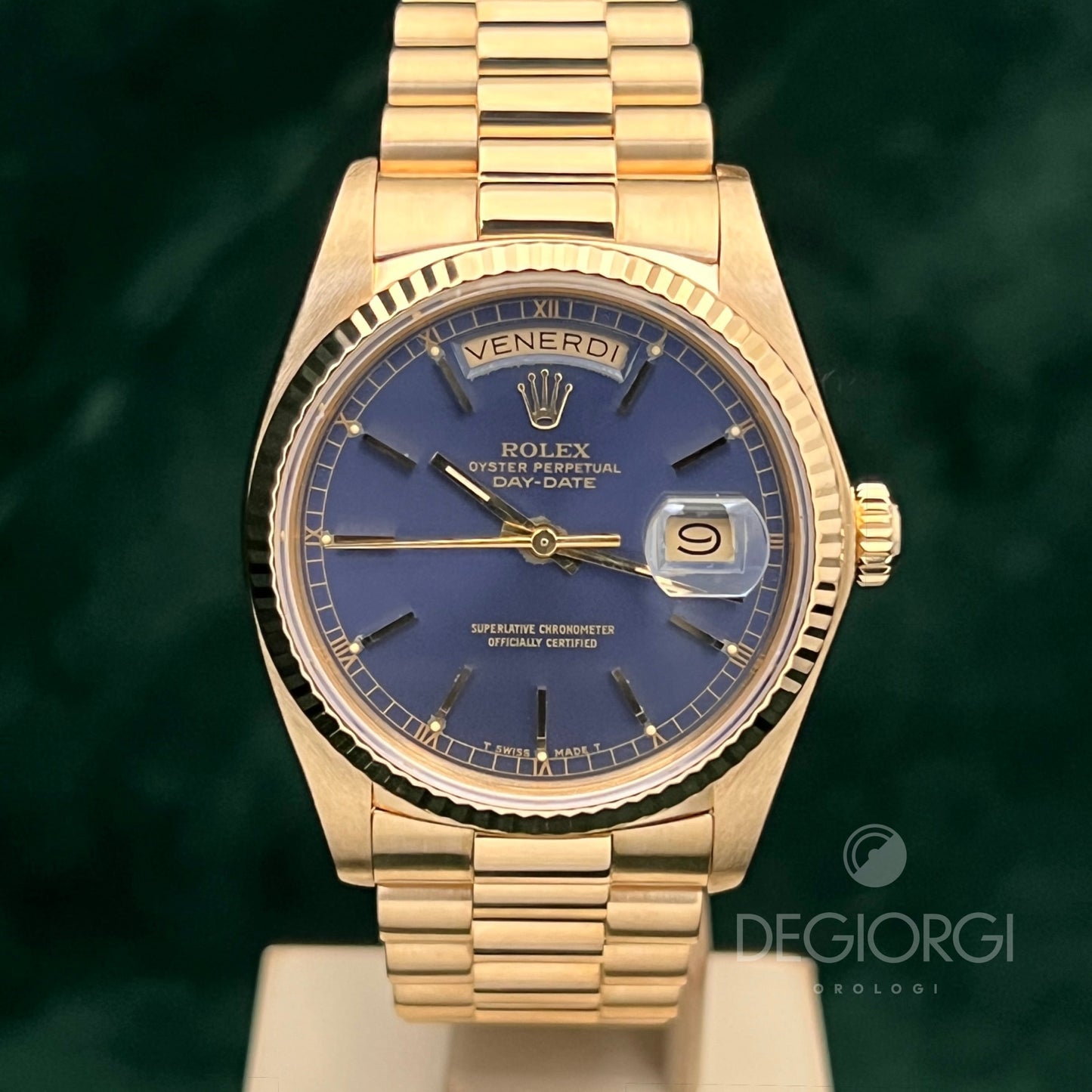 Rolex Day-Date 18038 Blu President