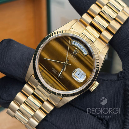 Rolex Day-Date 18038 President 36 mm Occhio di Tigre Tiger Eye