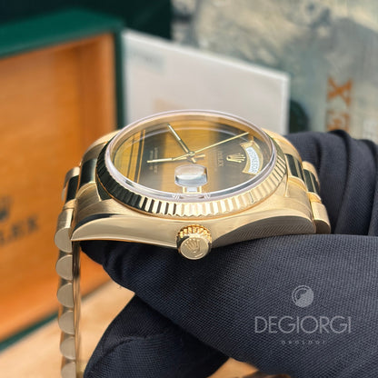 Rolex Day-Date 18038 President 36 mm Occhio di Tigre Tiger Eye