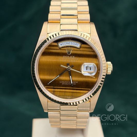 Rolex Day-Date 18038 President 36 mm Occhio di Tigre Tiger Eye