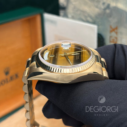 Rolex Day-Date 18038 President 36 mm Occhio di Tigre Tiger Eye