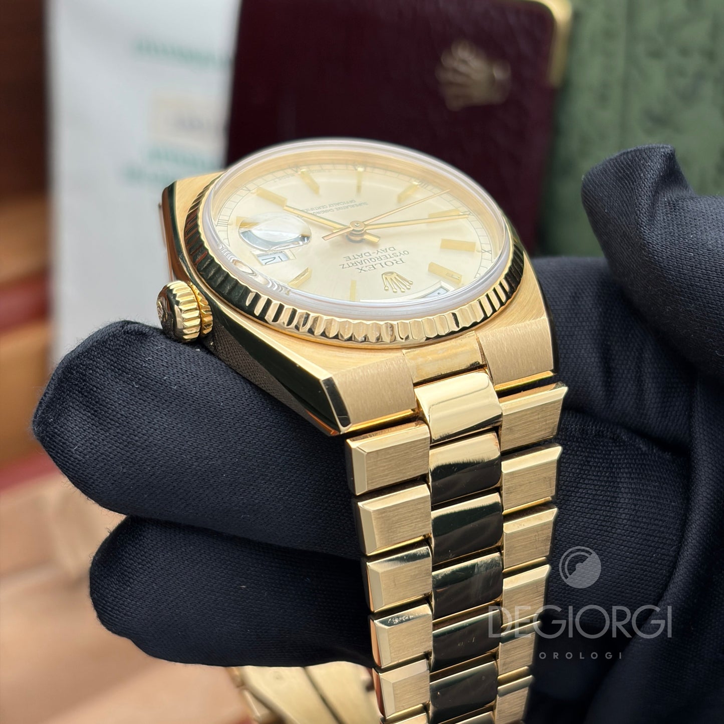 Rolex Day-Date Oysterquartz 19018 Oro giallo 36 mm President