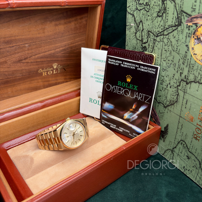Rolex Day-Date Oysterquartz 19018 Oro giallo 36 mm President