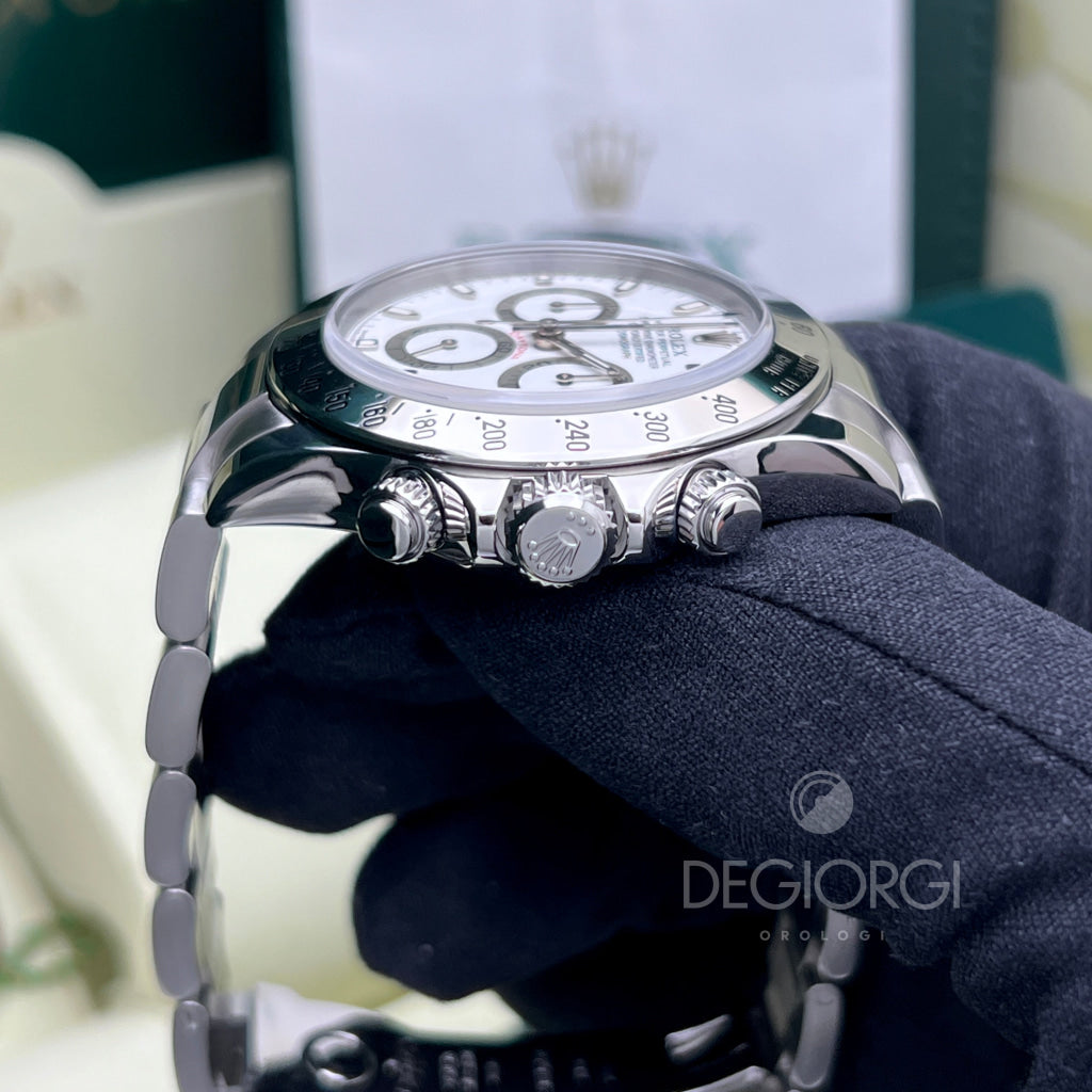 Rolex Daytona 116520 Bianco Slim Hands