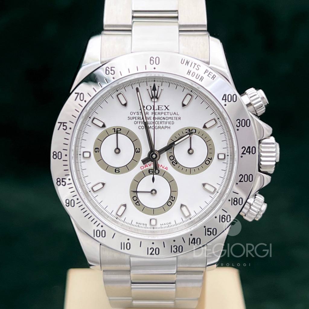 Rolex Daytona 116520 Bianco Slim Hands
