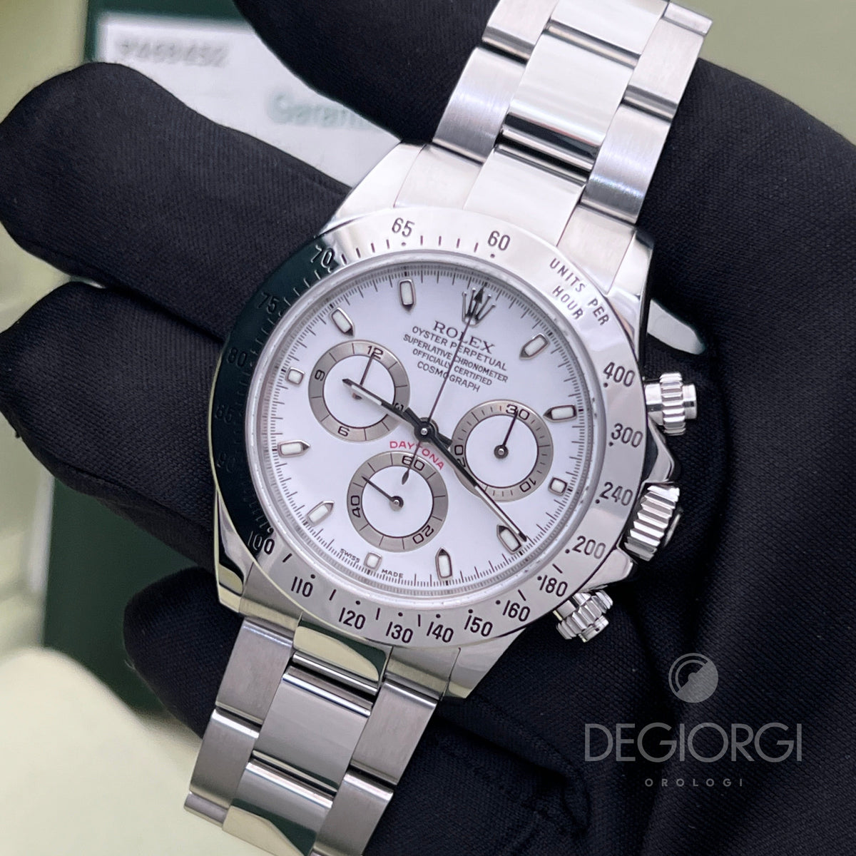 Rolex Daytona 116520 Bianco Slim Hands 2004