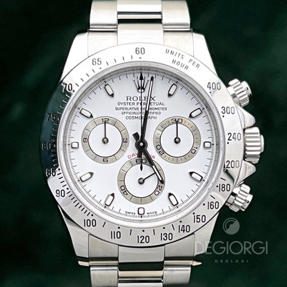 Rolex Daytona 116520 Bianco Slim Hands 2004