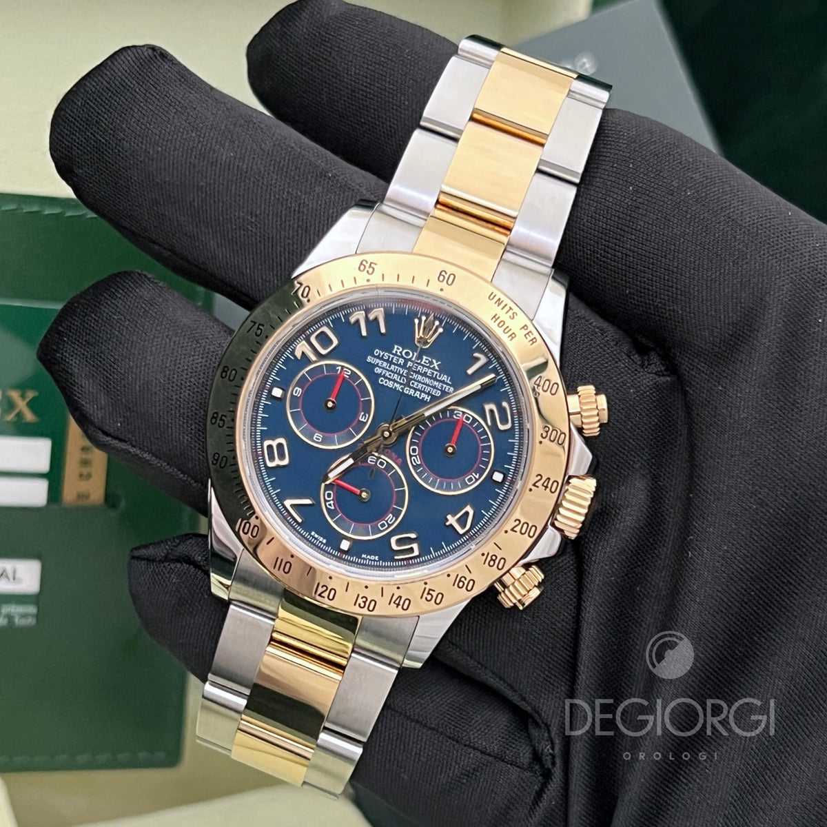 Rolex Daytona 116523 Blu Racing
