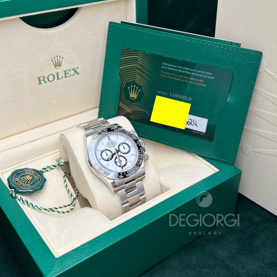 Rolex Daytona 126500Ln Ceramica Bianco 2024