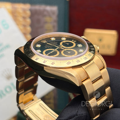 Rolex Daytona 16528 Oro giallo Zenith Trizio Diamanti