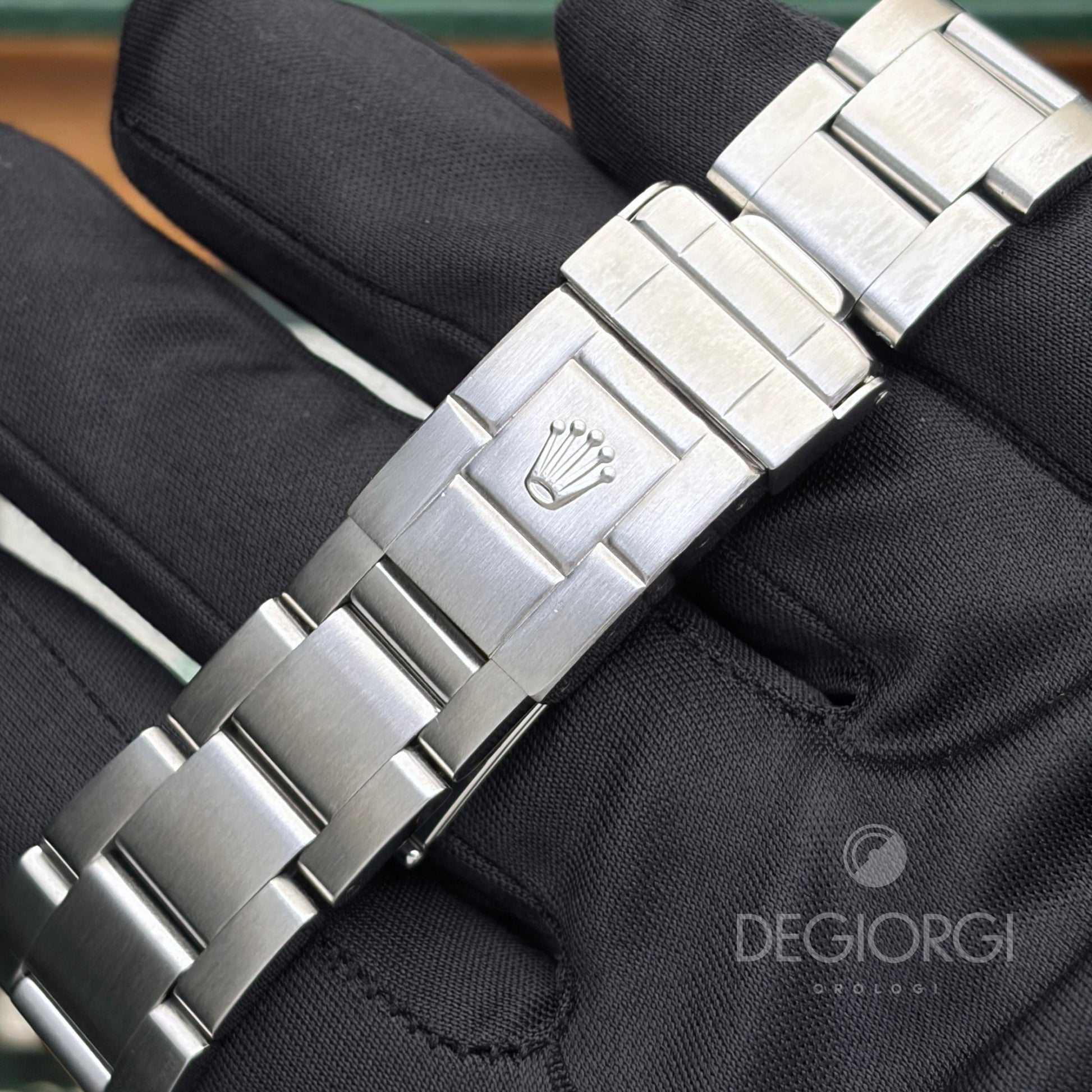 Rolex Explorer II 16570 Luminova 40 mm Acciaio Bianco