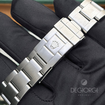 Rolex Explorer II 16570 Luminova 40 mm Acciaio Bianco