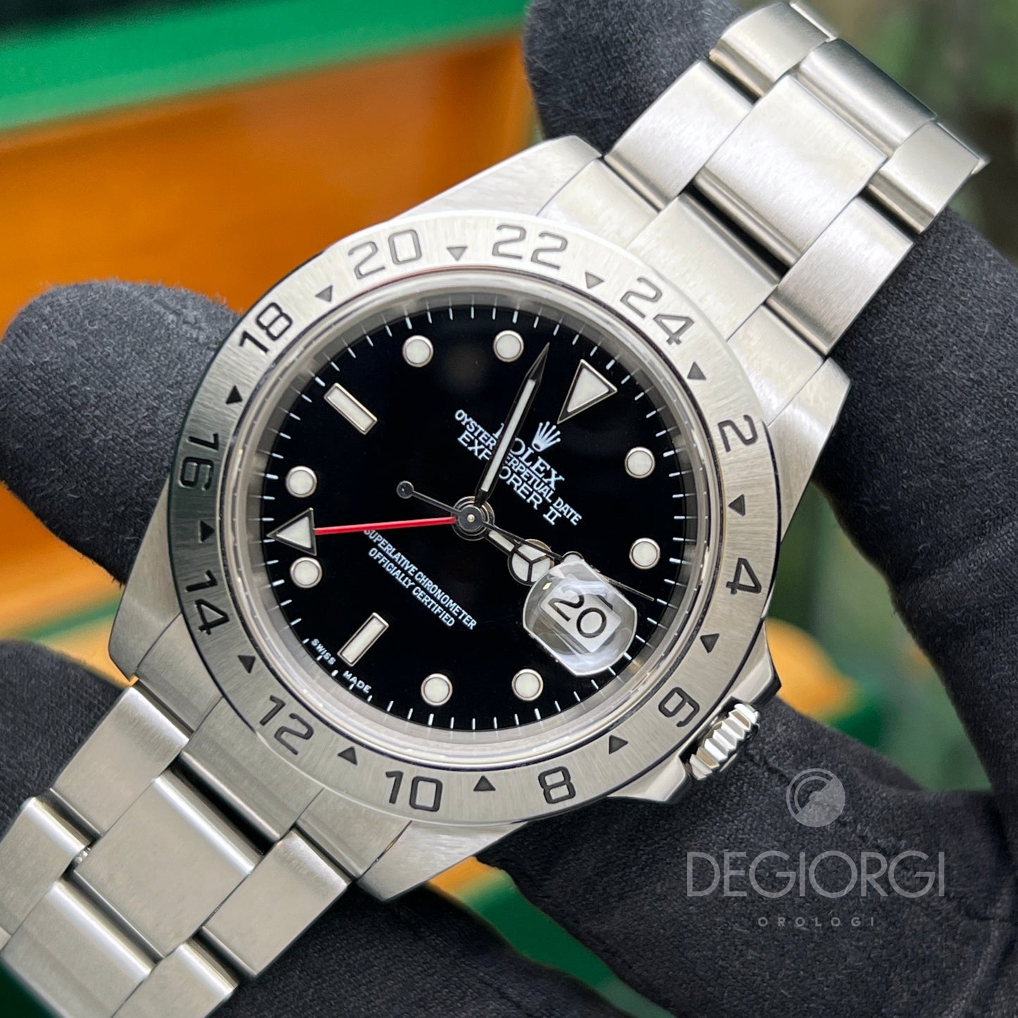 Rolex Explorer Ii 16570 Nero Luminova 2000