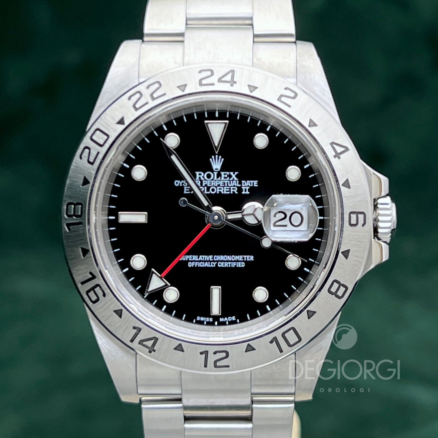 Rolex Explorer Ii 16570 Nero Luminova 2000