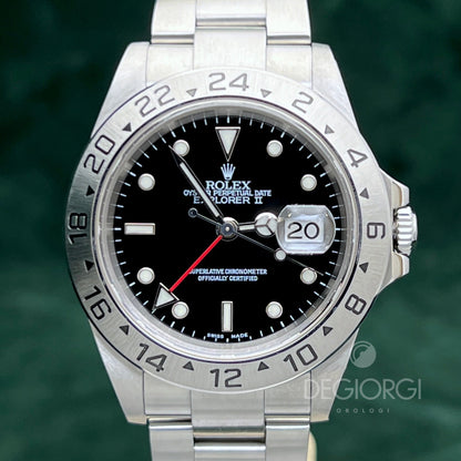 Rolex Explorer Ii 16570 Nero Luminova 2000