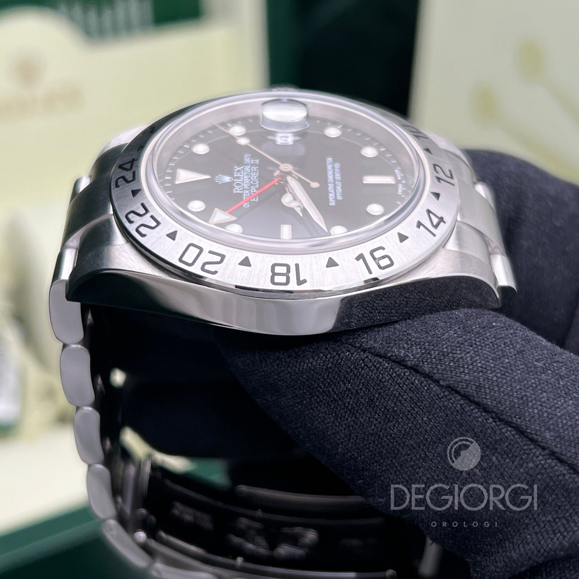 Rolex Explorer Ii 16570 Nero Senza Fori 2007