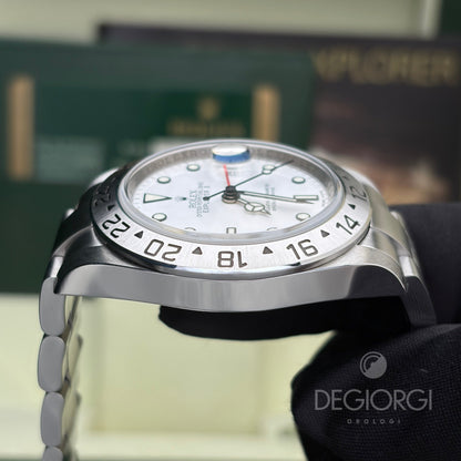 Rolex Explorer II 16570 RRR 3186 Bianco 40 mm