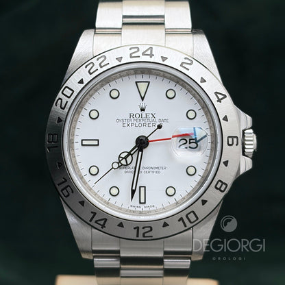 Rolex Explorer II 16570 RRR 3186 Bianco 40 mm