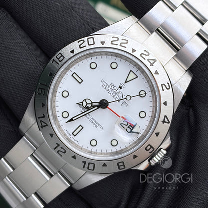 Rolex Explorer II 16570 RRR 3186 Bianco 40 mm