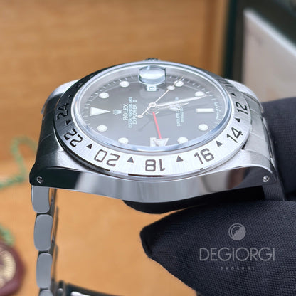 Rolex Explorer II 16570 Trizio 40 mm Acciaio Nero