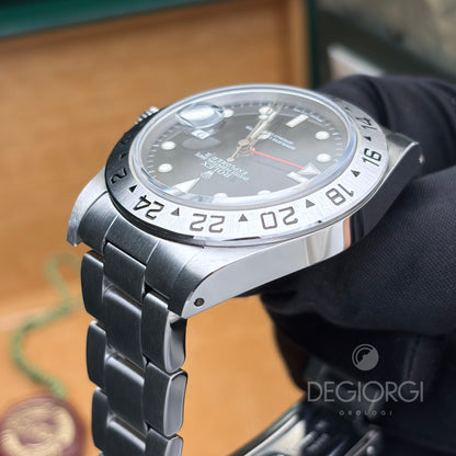 Rolex Explorer II 16570 Trizio 40 mm Acciaio Nero