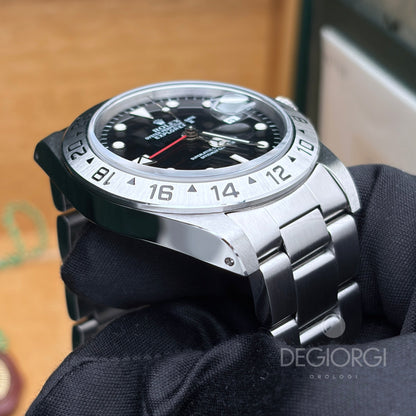 Rolex Explorer II 16570 Trizio 40 mm Acciaio Nero