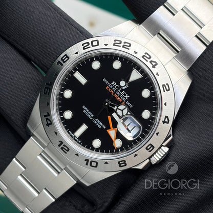 Rolex Explorer II 216570 Nero 42 mm Acciaio Oyster