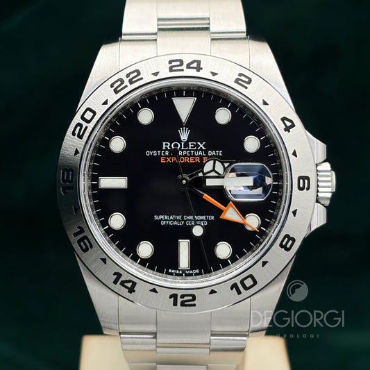 Rolex Explorer II 216570 Nero 42 mm Acciaio Oyster