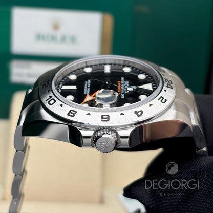 Rolex Explorer II 216570 Nero 42 mm Acciaio Oyster