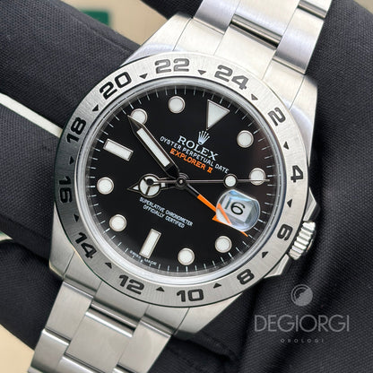 Rolex Explorer II 216570 Oyster 42 mm Acciaio Nero