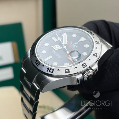 Rolex Explorer II 216570 Oyster 42 mm Acciaio Nero