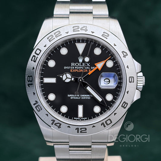 Rolex Explorer II 216570 Oyster 42 mm Acciaio Nero