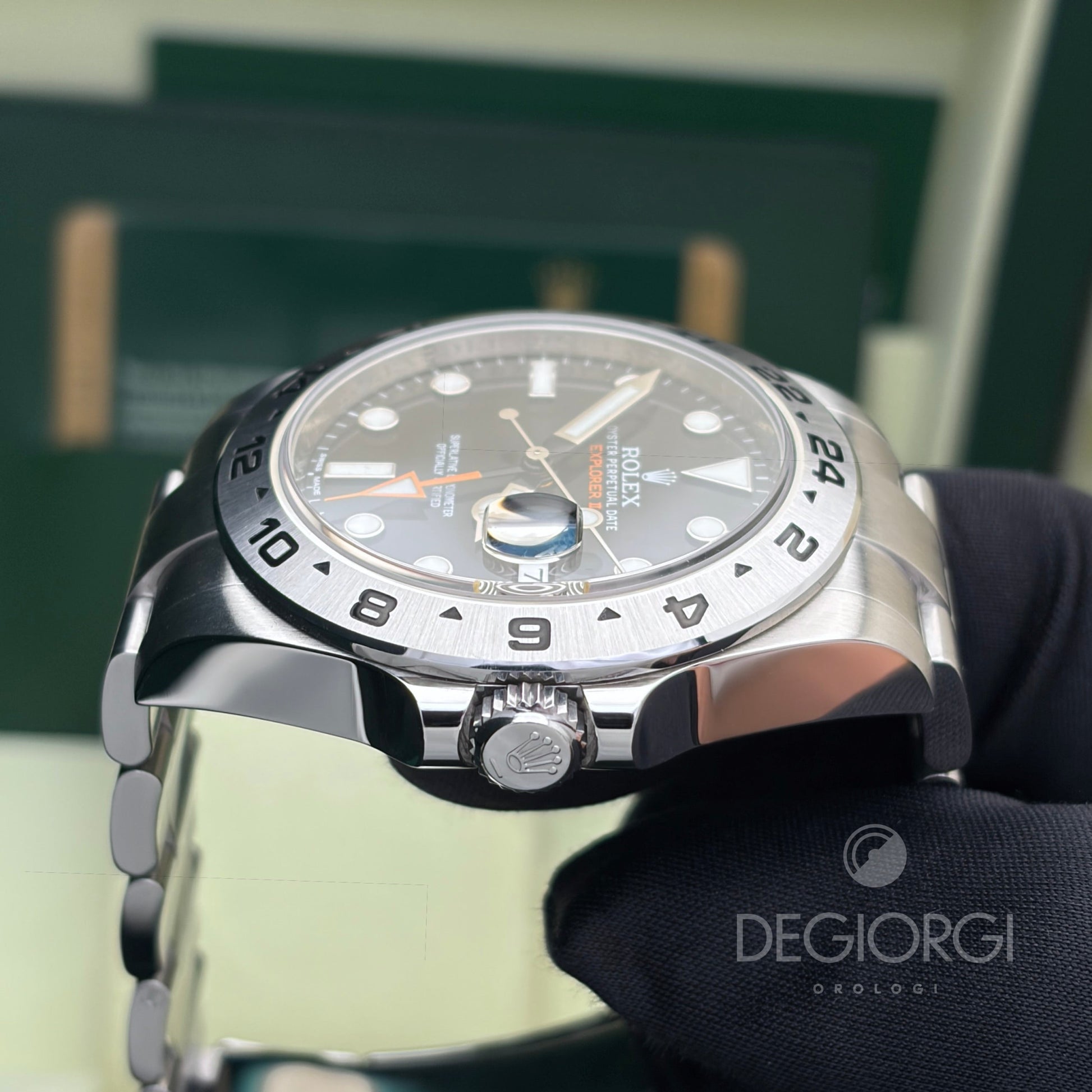 Rolex Explorer II 216570 Oyster 42 mm Acciaio Nero