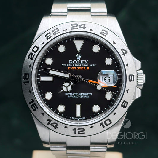 Rolex Explorer II 216570 Oyster 42 mm Acciaio Nero