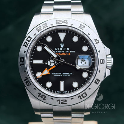 Rolex Explorer II 216570 Oyster 42 mm Acciaio Nero