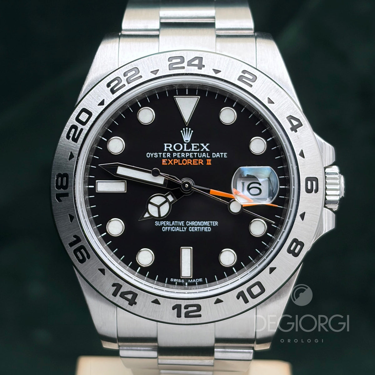 Rolex Explorer II 216570 Oyster 42 mm Acciaio Nero