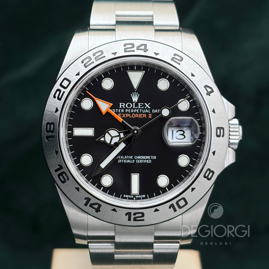 Rolex Explorer II 216570 Oyster 42 mm Acciaio Nero