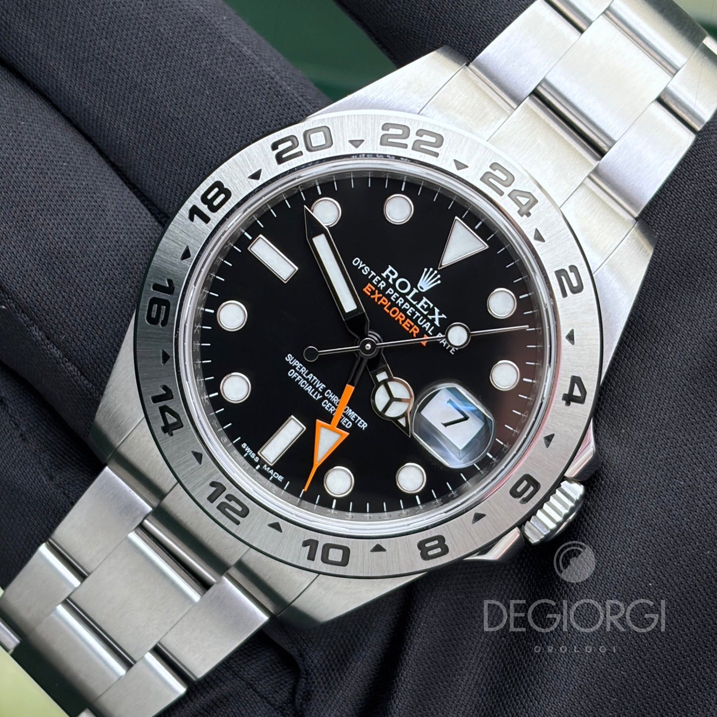 Rolex Explorer II 216570 Oyster 42 mm Acciaio Nero