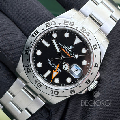 Rolex Explorer II 216570 Oyster 42 mm Acciaio Nero