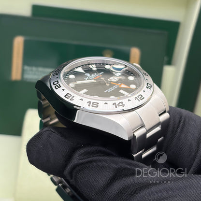 Rolex Explorer II 216570 Oyster 42 mm Acciaio Nero