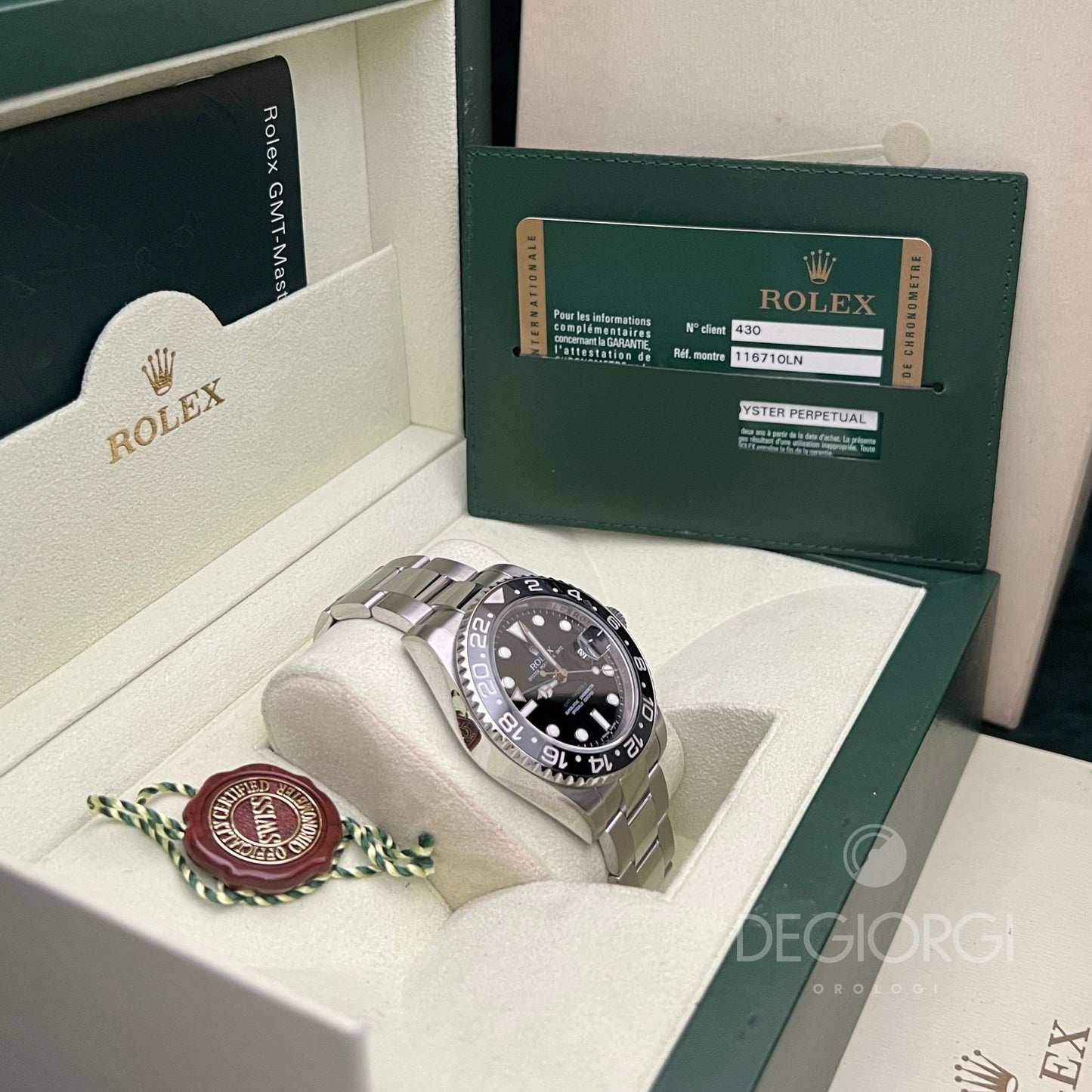 Rolex GMT Master II 116710LN Ceramica ’Rectangular’