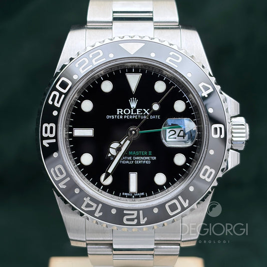 Rolex GMT Master II 116710LN Oyster 40 mm Acciaio Ceramica