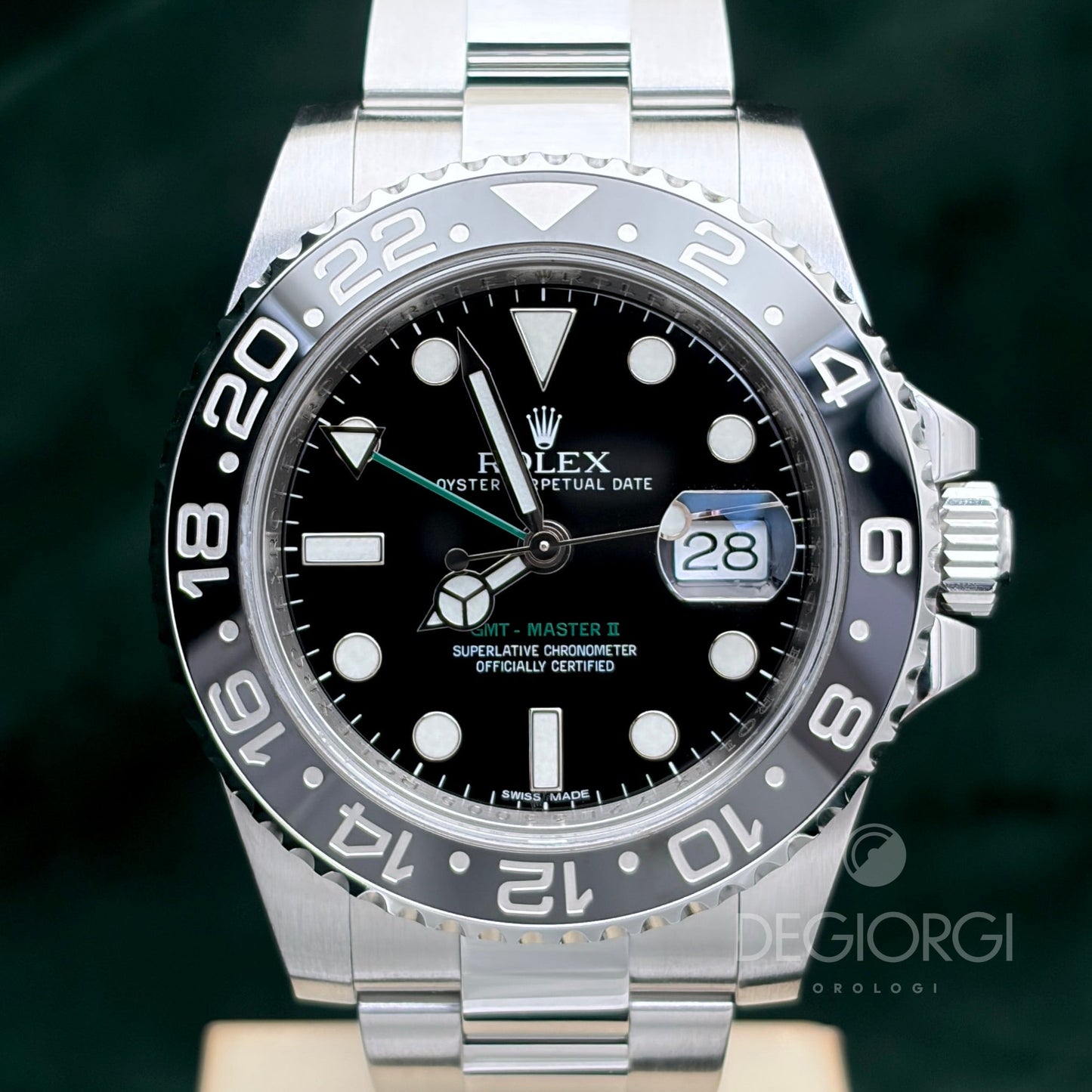 Rolex GMT Master II 116710LN Oyster 40 mm Acciaio Ceramica